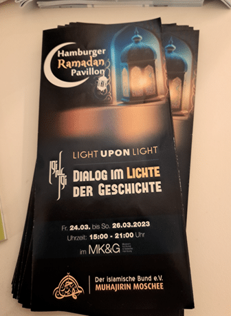 Flyer zum „Hamburger Ramadan Pavillon“